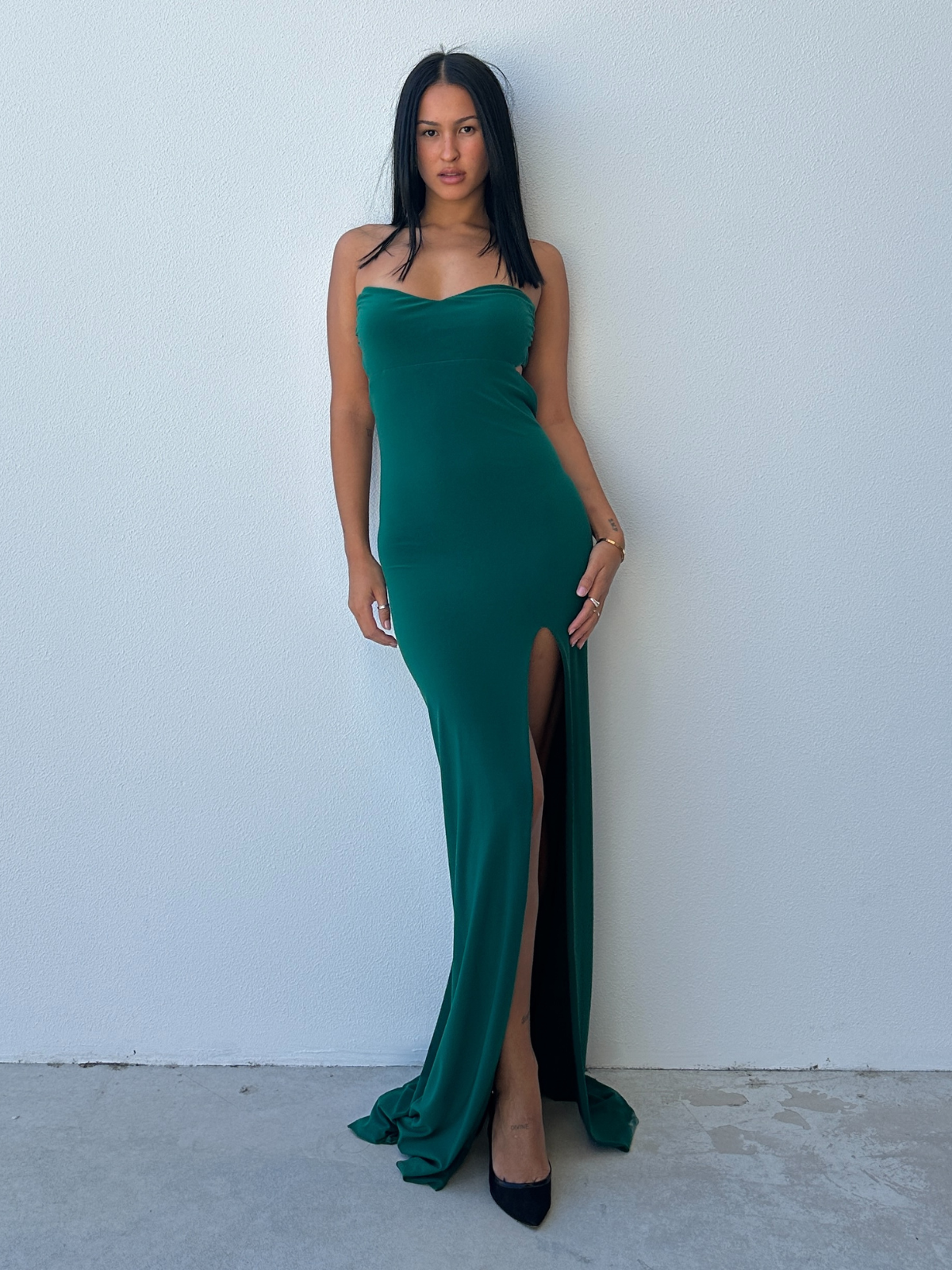 Talieka Gown Green