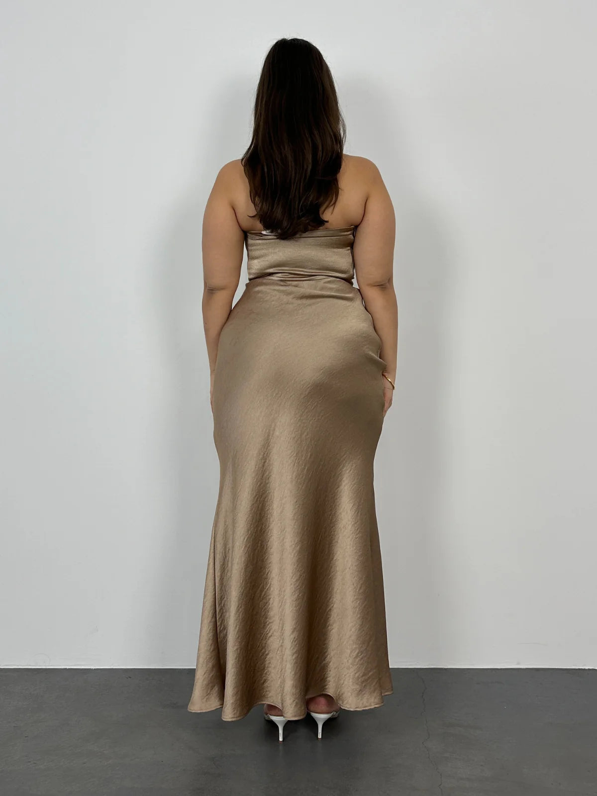 Dreamer Strapless Dress Sand