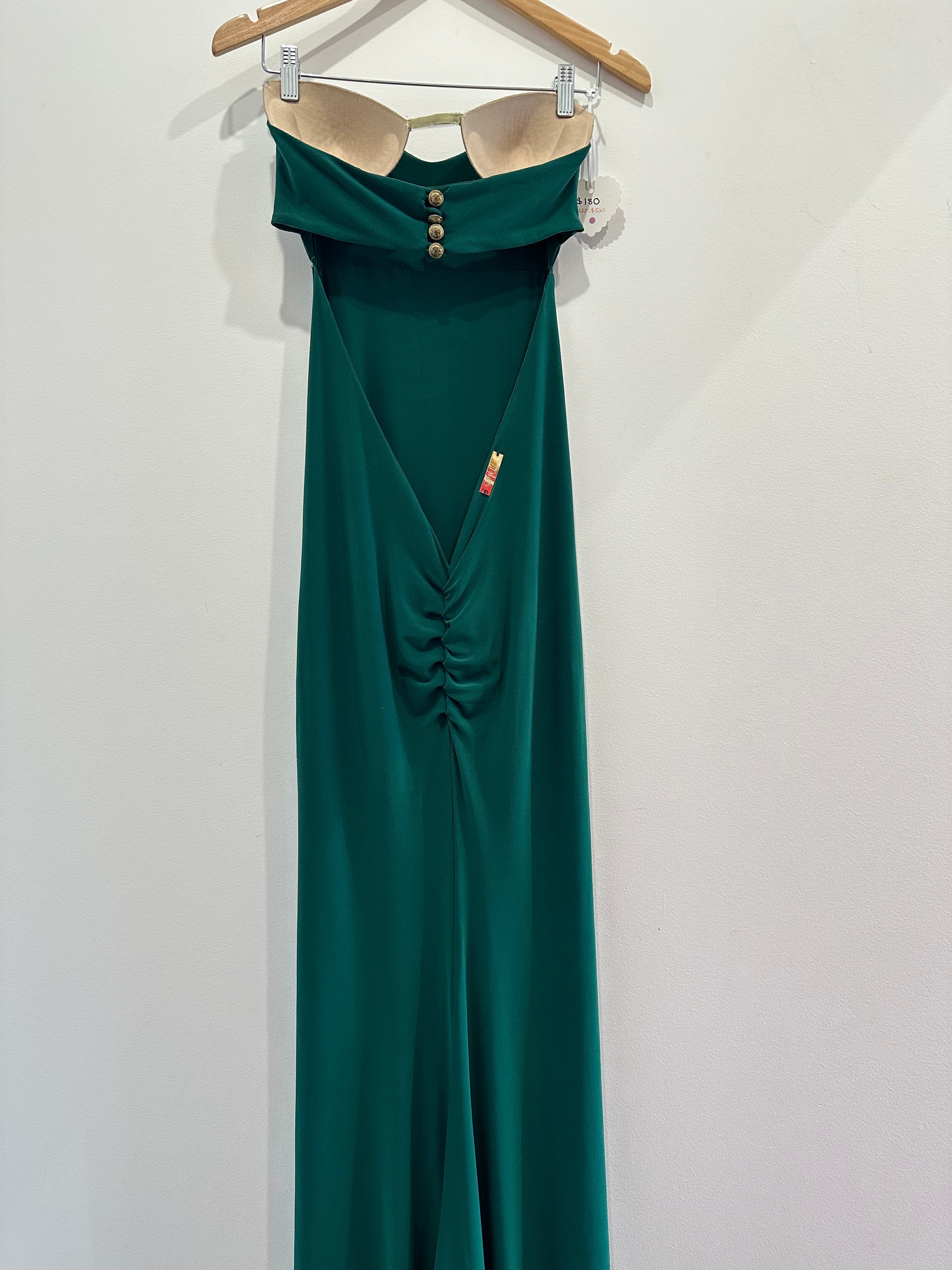 Talieka Gown Green