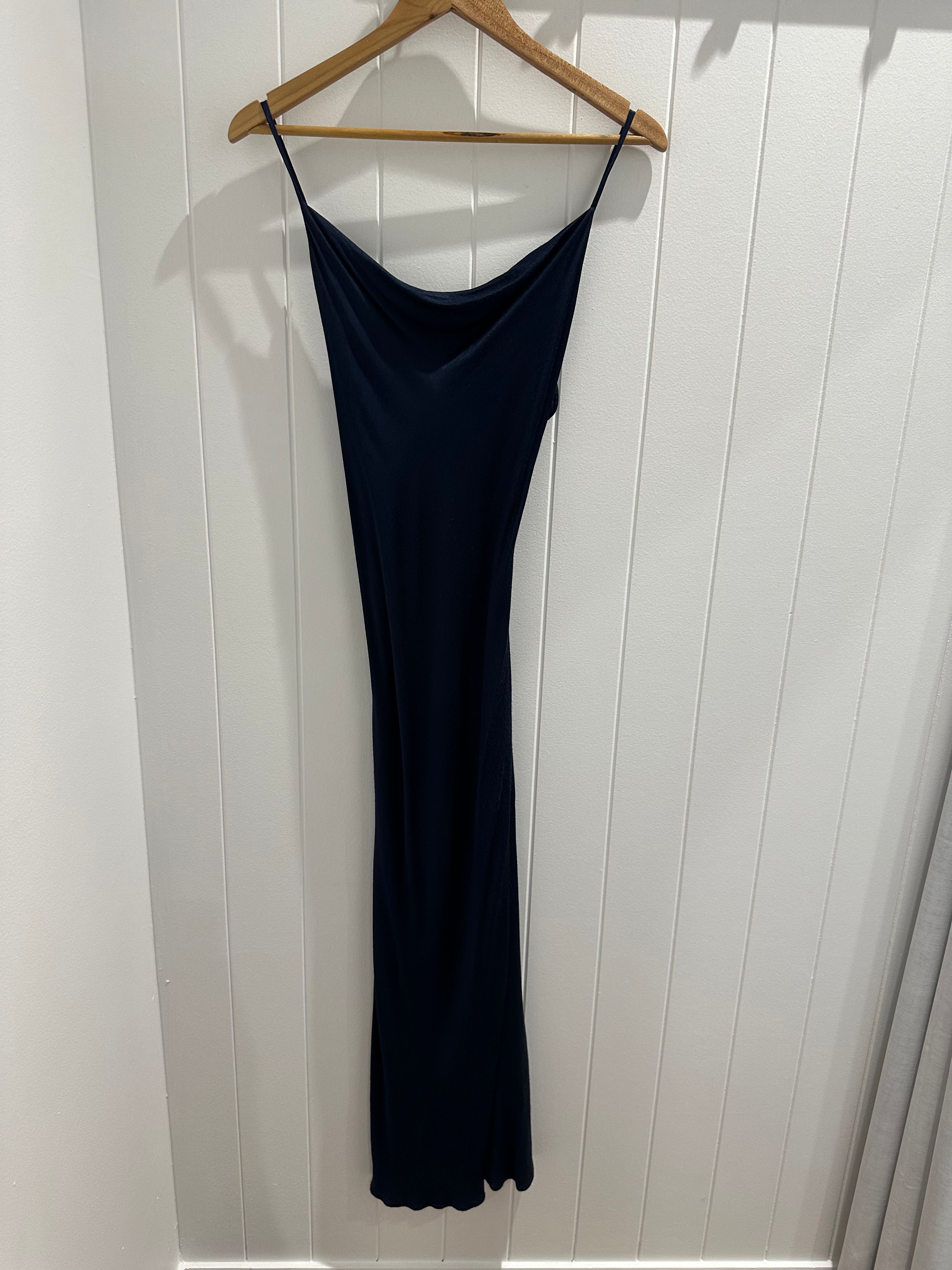 La Lune Cowl Dress Navy