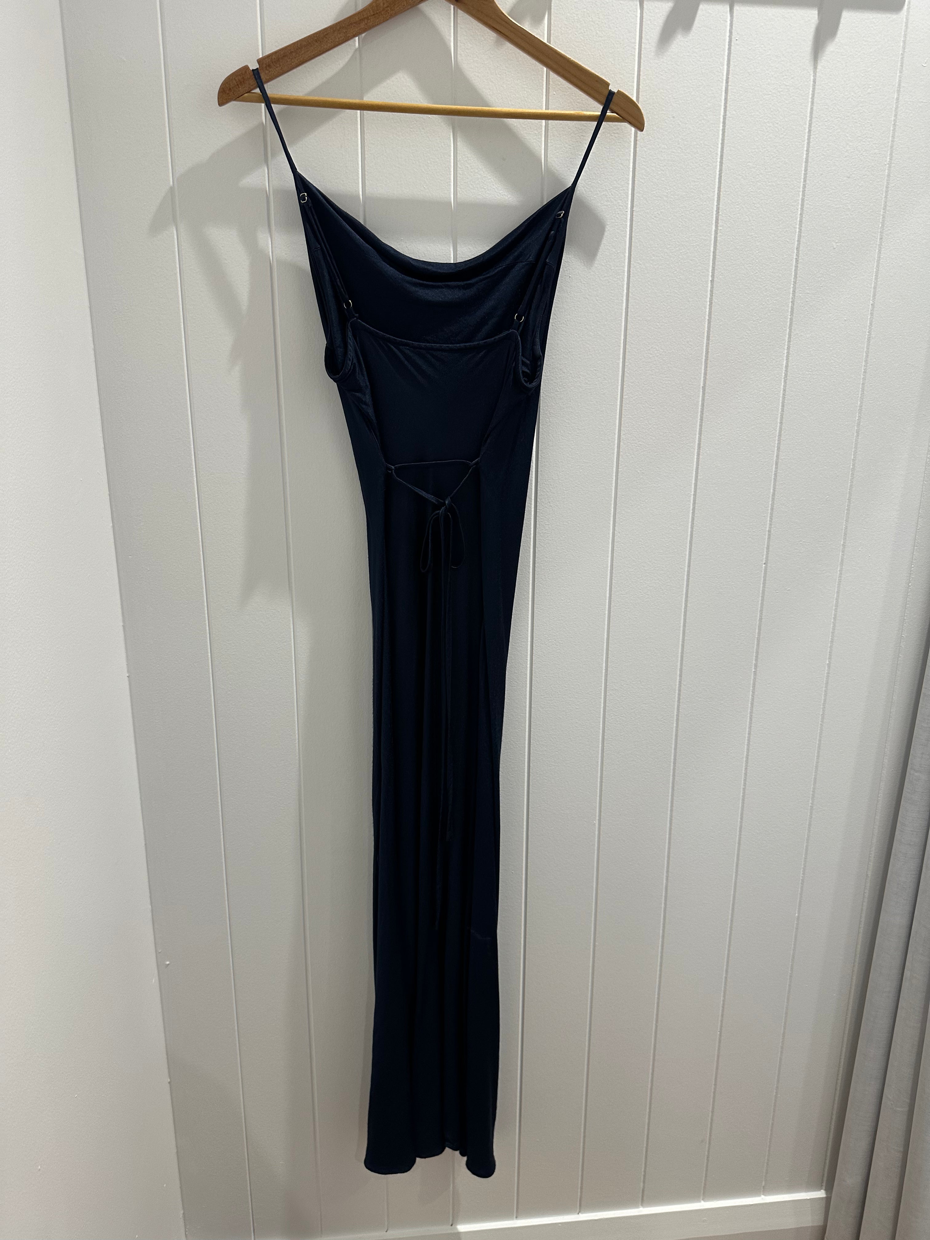 La Lune Cowl Dress Navy