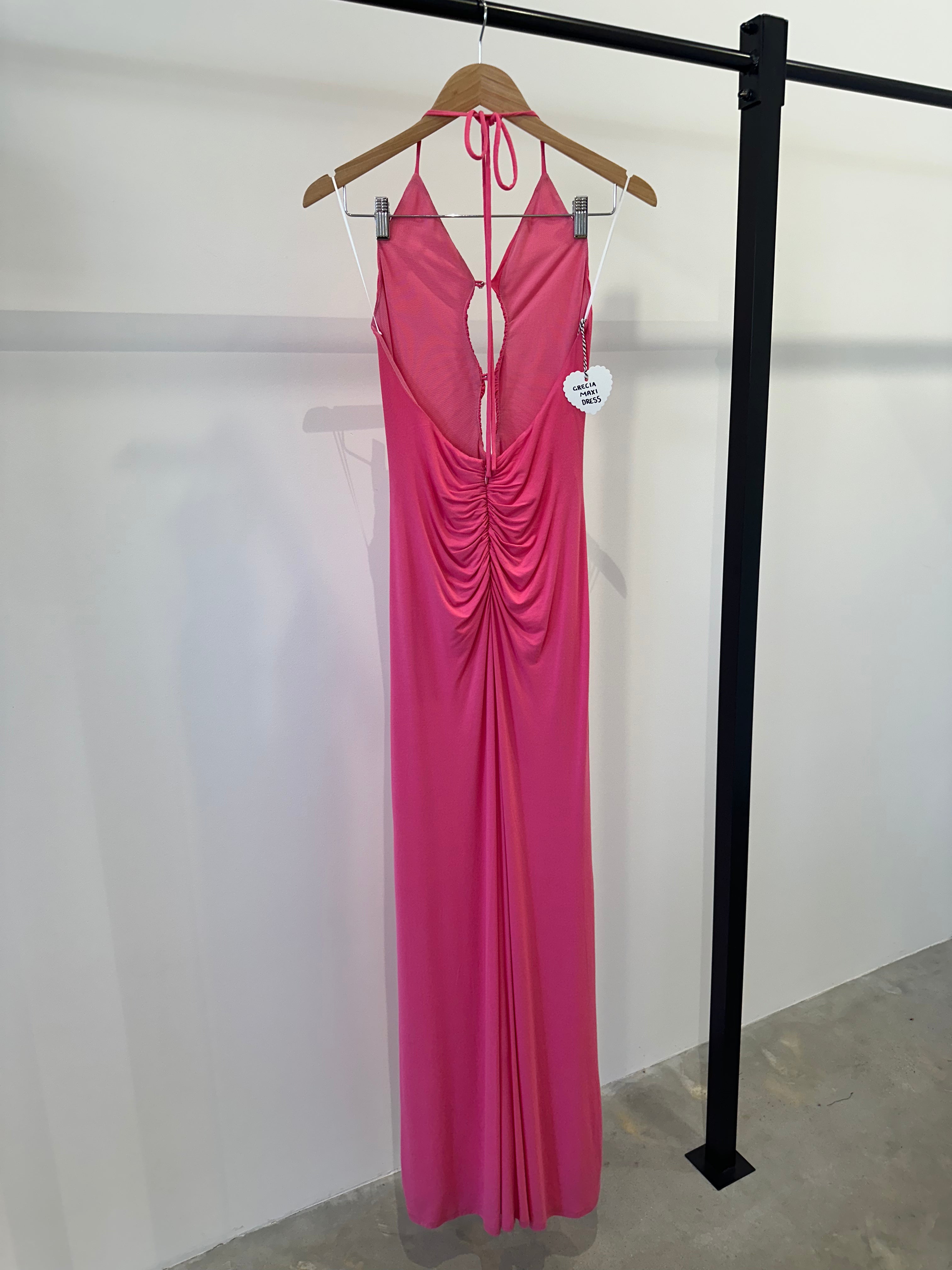 Grecia Maxi Dress Pink