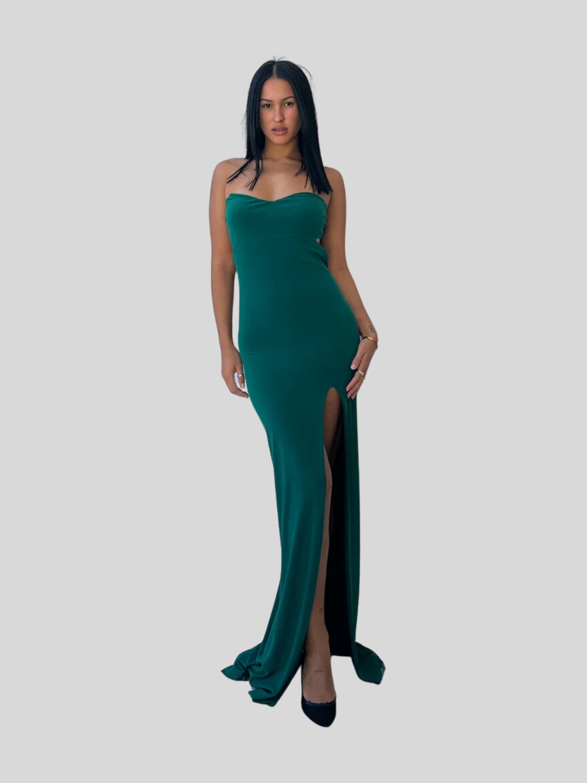 Talieka Gown Green