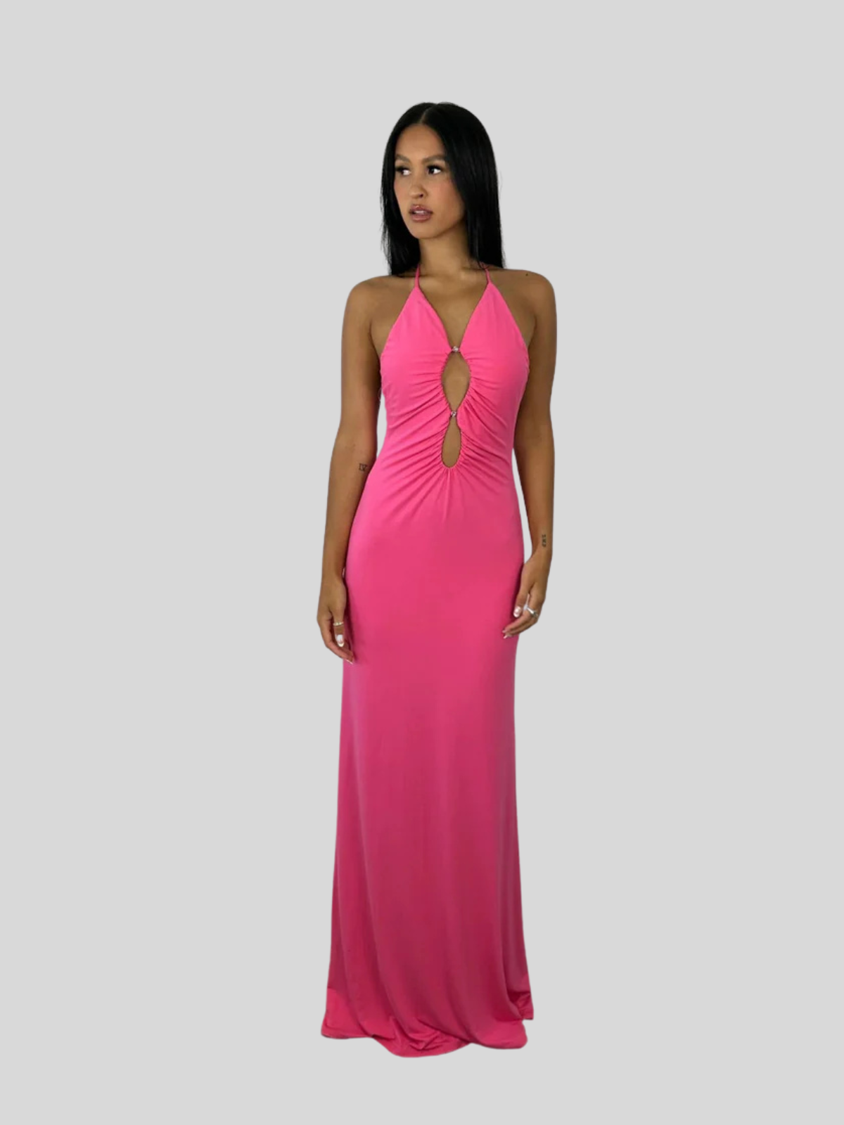 Grecia Maxi Dress Pink