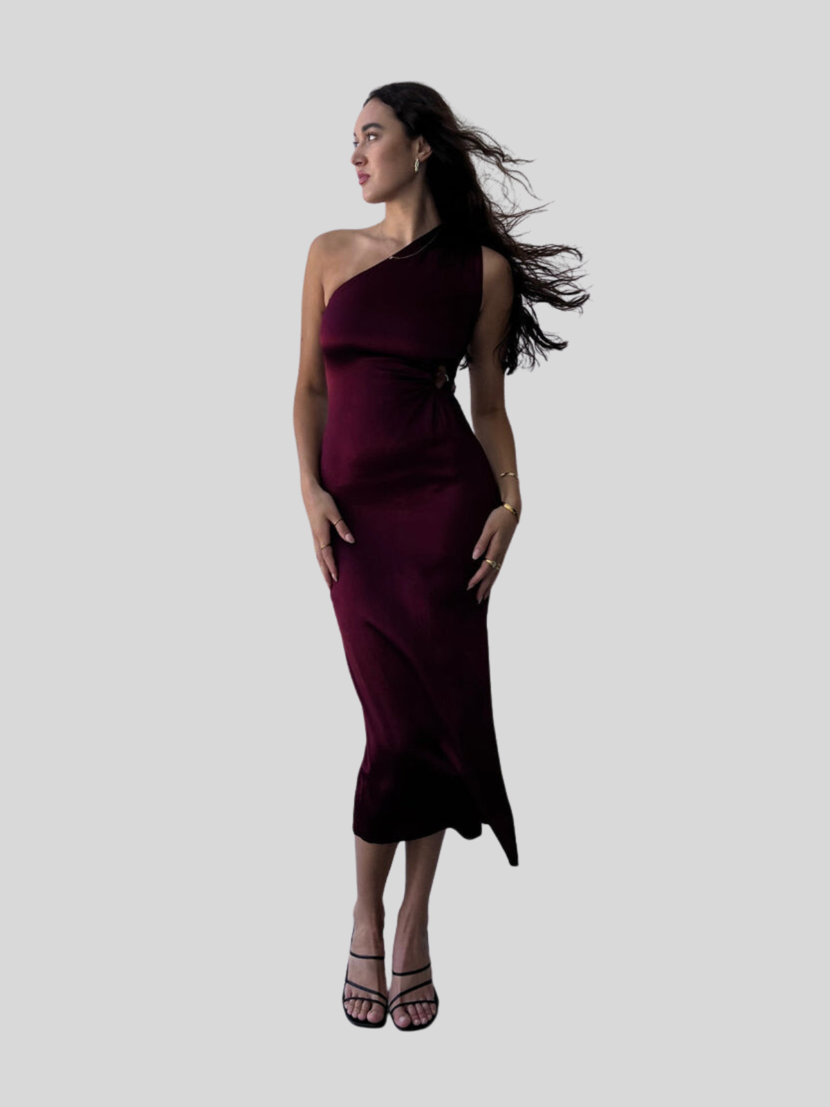 Quartz Dress Plum