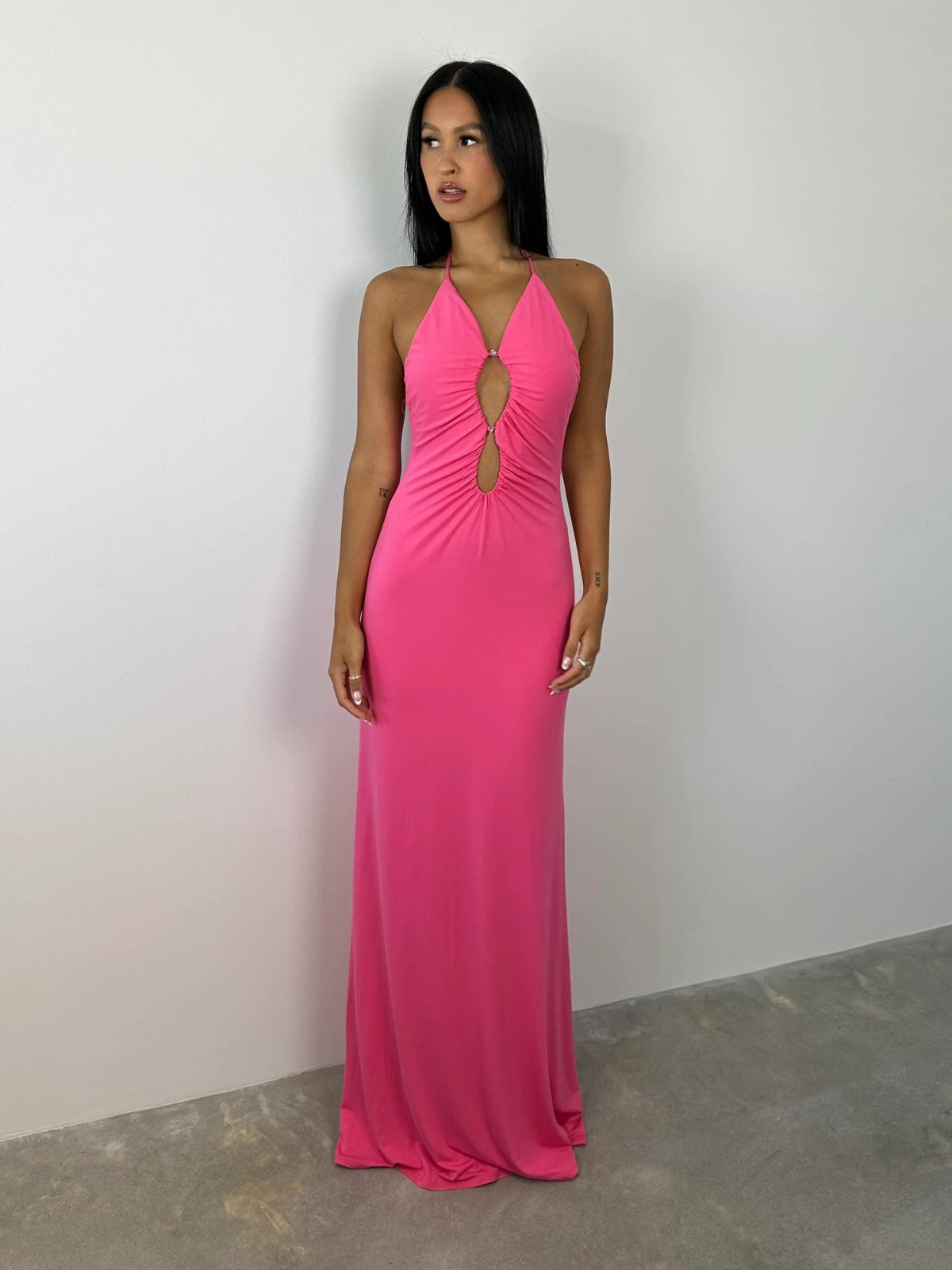 Grecia Maxi Dress Pink