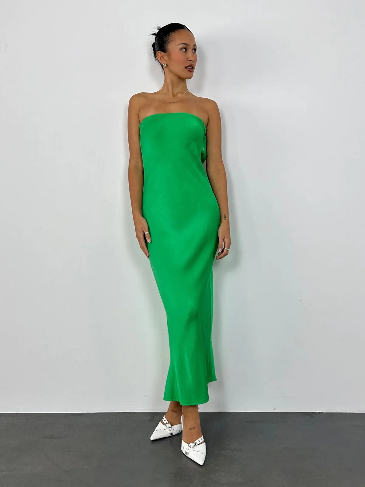 Moon Dance Dress Emerald