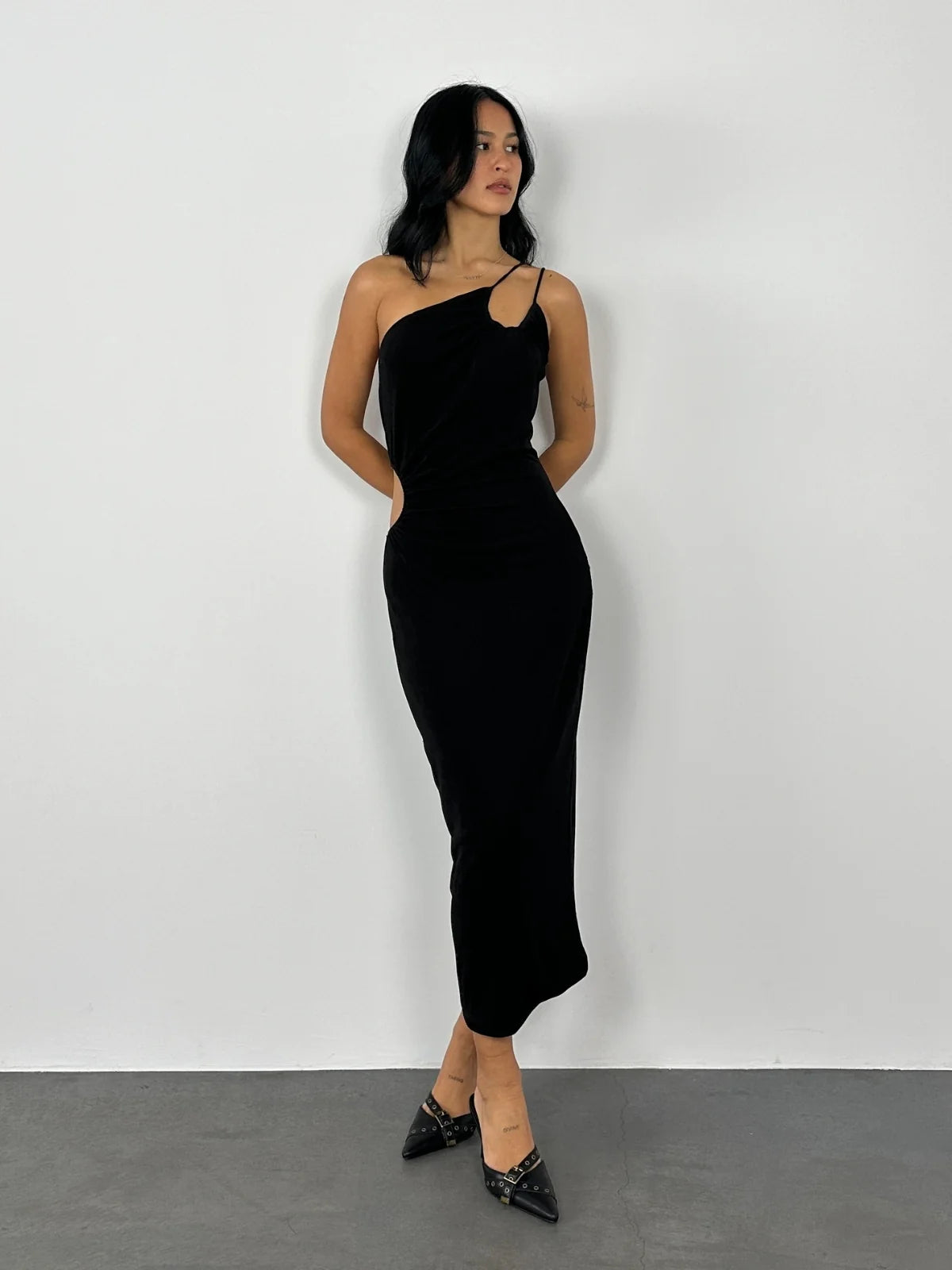 Vanina Midi Black