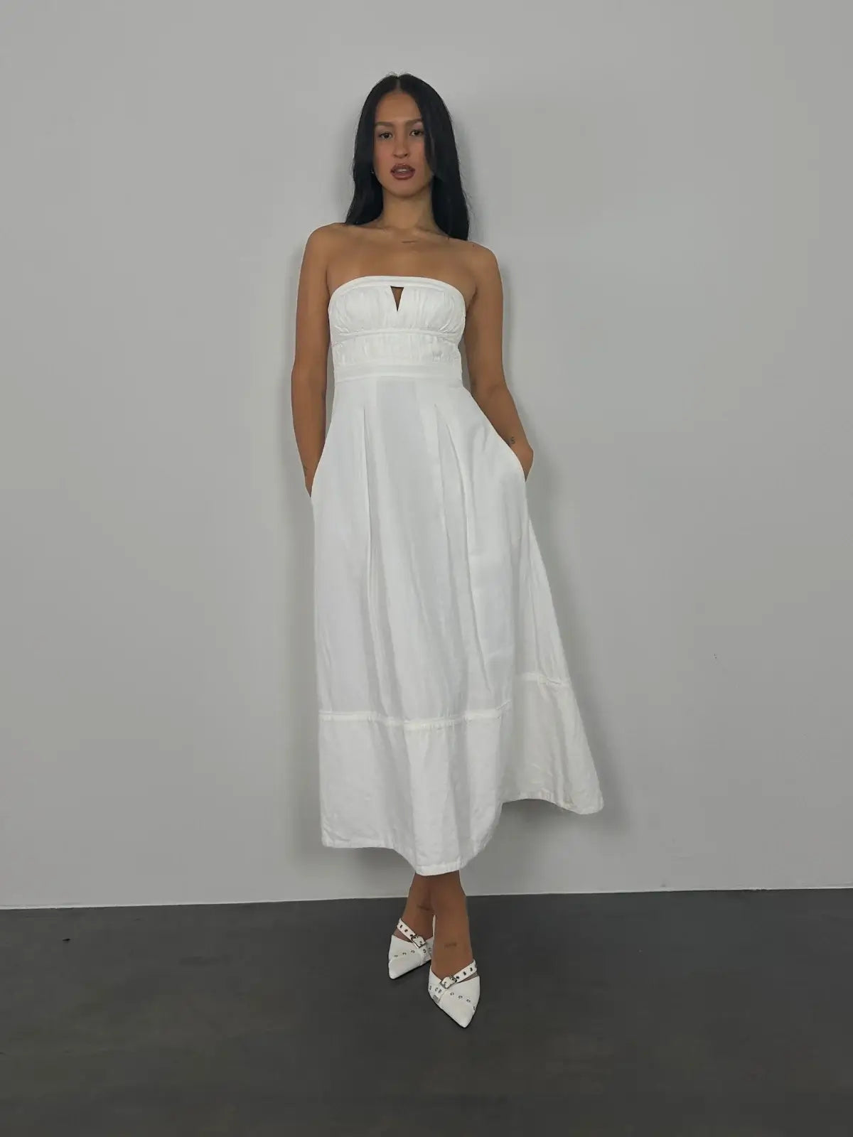 Akua Dress White